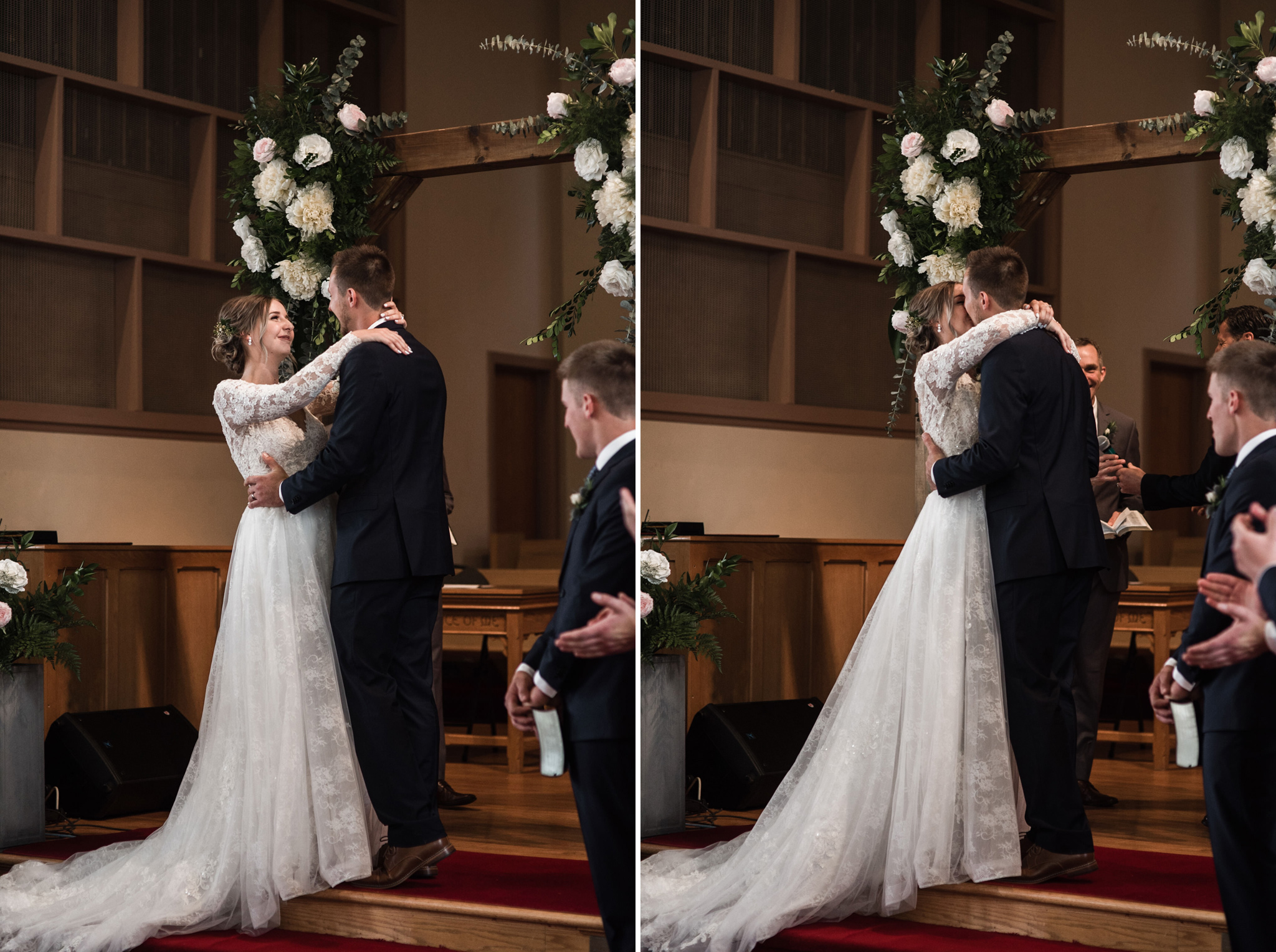 177-first-kiss-church-flower-wood-altar-wedding-long-sleeve-lace-dress.jpg