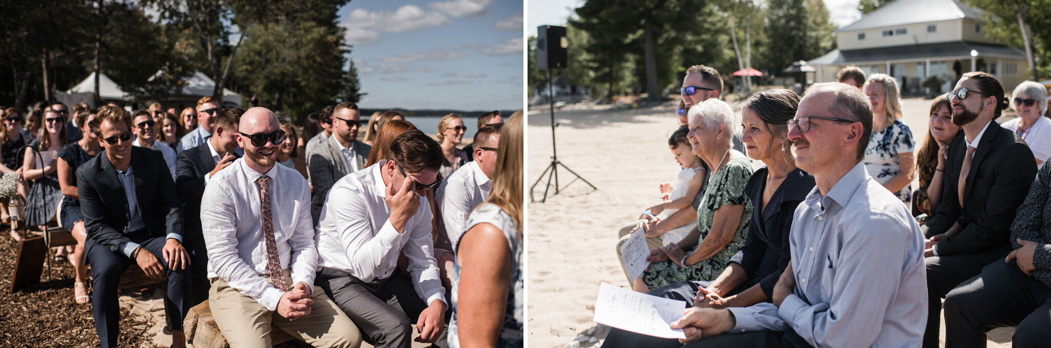 609-guests-reactions-wedding-outdoor-lake-ceremony-cottage-ontario-toronto.jpg